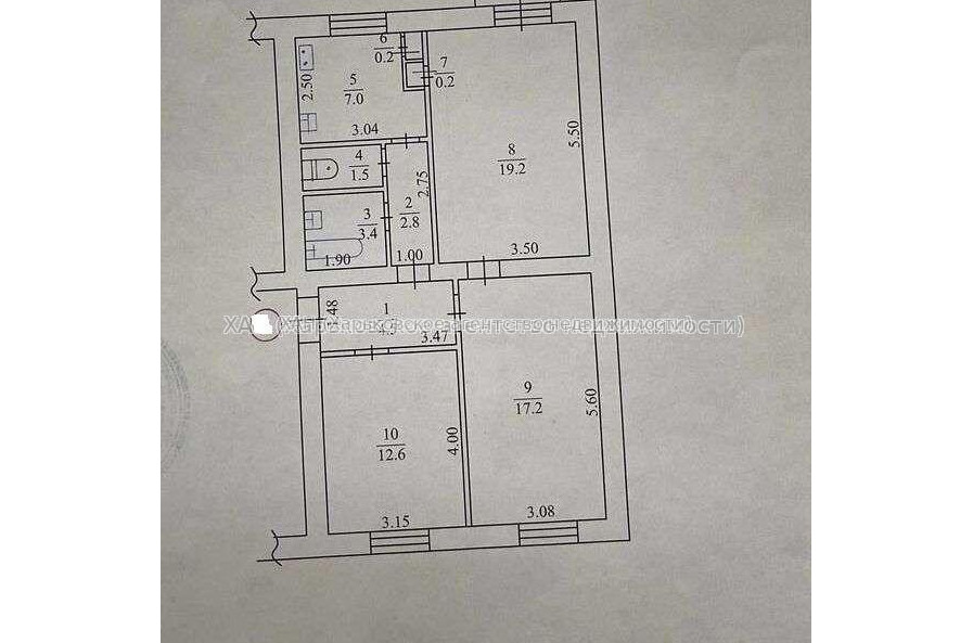 Продам квартиру, Полтавский Шлях ул. , 3 кім., 70 м², советский ремонт 