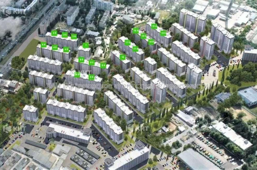 Продам квартиру, Полтавский Шлях ул. , 1 кім., 46 м², без внутренних работ 