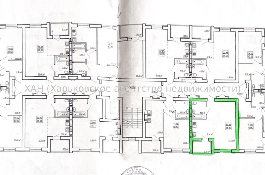 Продам квартиру, Шевченко ул. , 1 кім., 38 м², без внутренних работ 