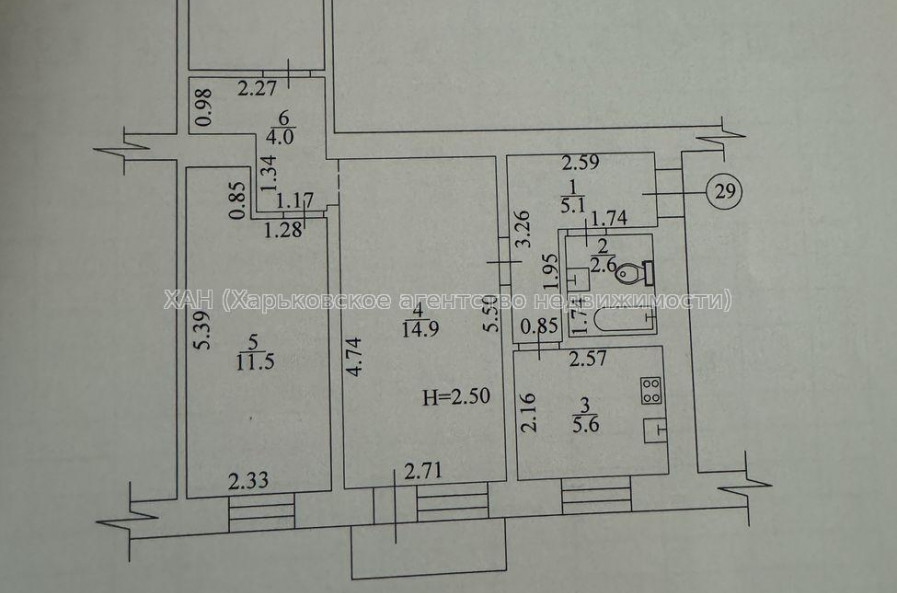 Продам квартиру, Проскуры ул. , 3  ком., 62 м², капитальный ремонт 