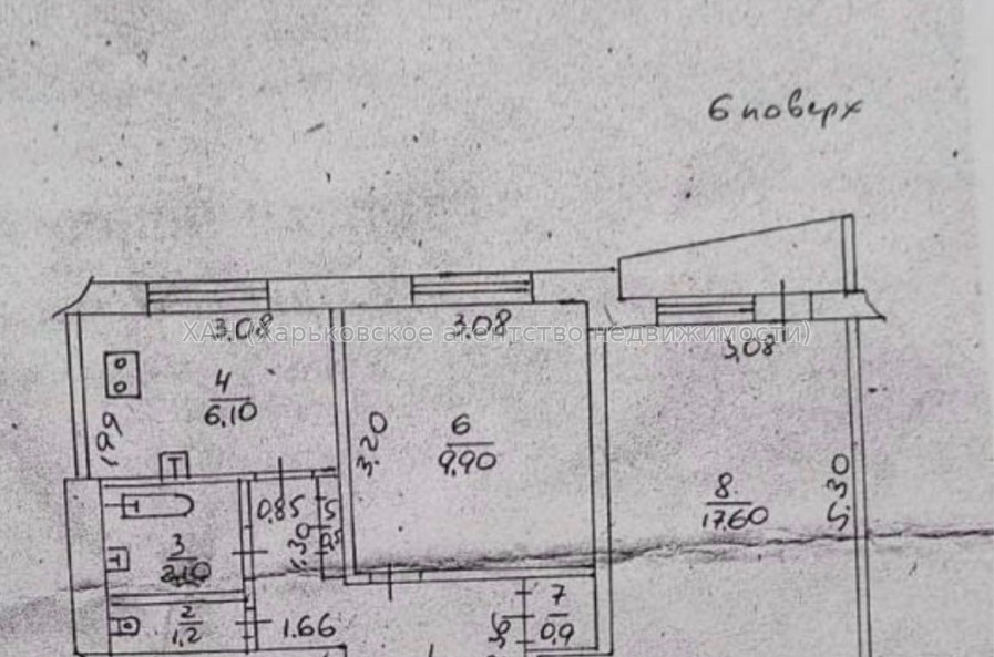 Продам квартиру, Победы просп. , 2  ком., 48 м², без ремонта 