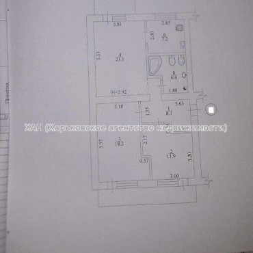 Продам квартиру, Науки просп. , 3  ком., 76 м², капитальный ремонт 