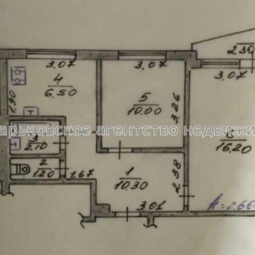 Продам квартиру, Героев Харькова просп. , 2  ком., 47 м², без ремонта 