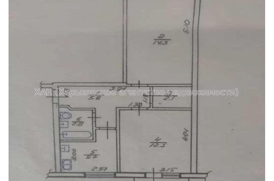 Продам квартиру, Деревянко Алексея ул. , 2  ком., 45 м², капитальный ремонт 