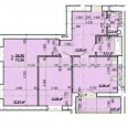 Продам квартиру, Мира ул. , 2  ком., 74 м², без внутренних работ 