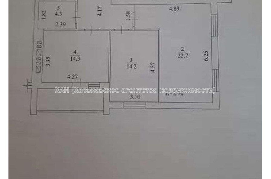 Продам квартиру, Мира ул. , 2  ком., 74 м², без внутренних работ 