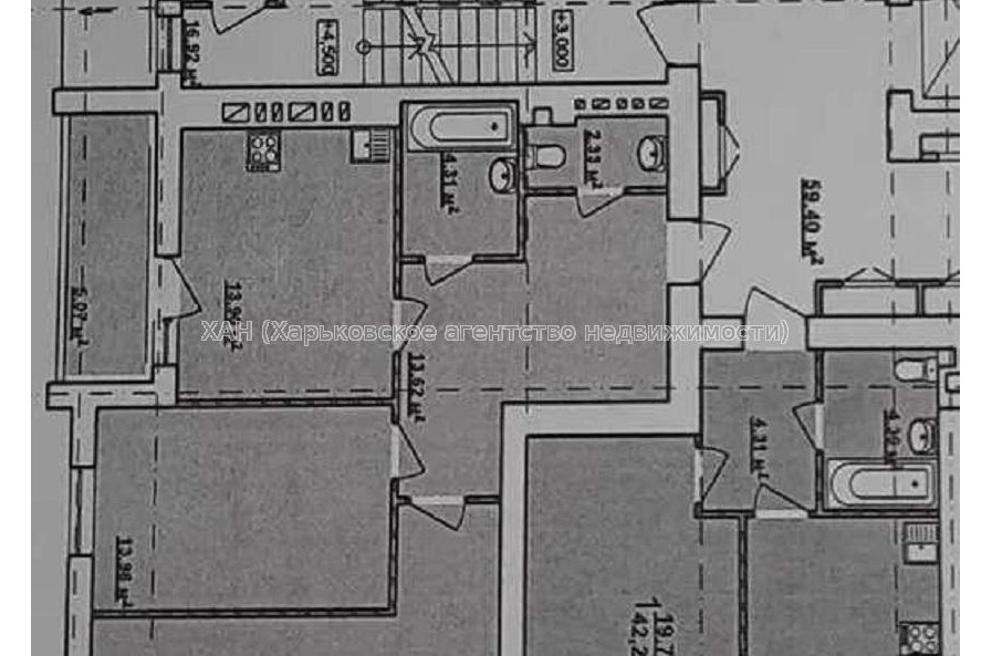 Продам квартиру, Мира ул. , 2  ком., 74 м², без внутренних работ 