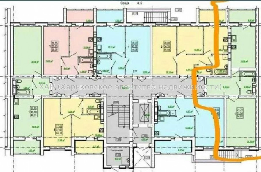 Продам квартиру, Победы просп. , 1  ком., 54 м², без внутренних работ 