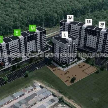 Продам квартиру, Победы просп. , 1 кім., 54 м², без внутренних работ 