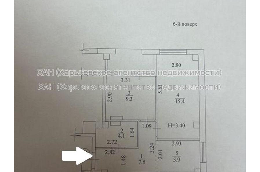 Продам квартиру, Домостроительная ул. , 1 кім., 44 м², капитальный ремонт 