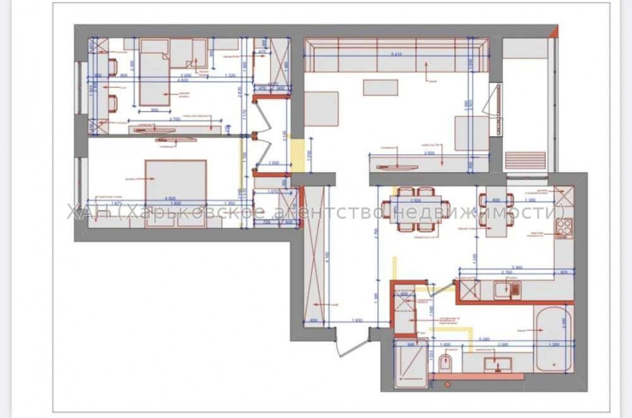 Продам квартиру, Ньютона ул. , 3  ком., 96 м², капитальный ремонт 