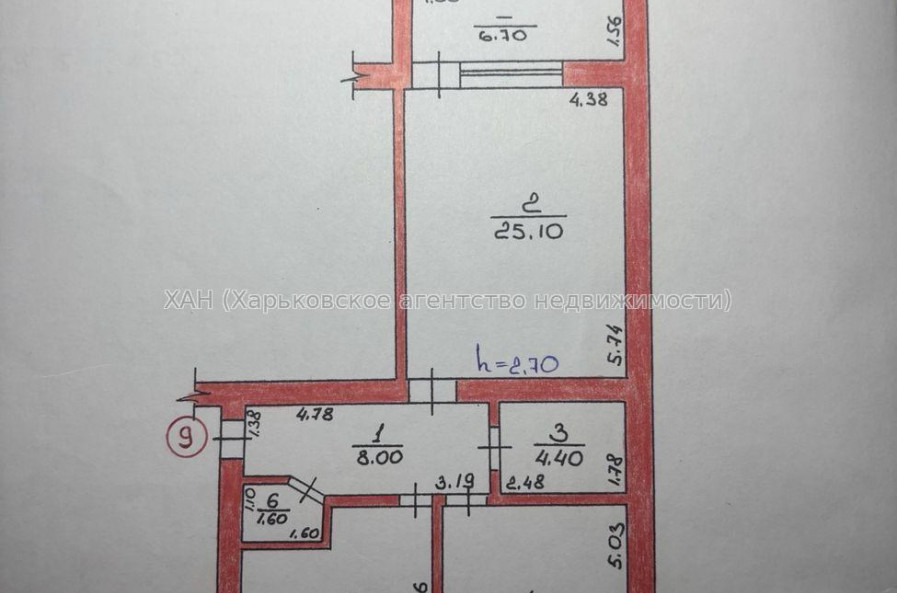 Продам квартиру, Кричевского ул. , 2 кім., 83 м², евроремонт 