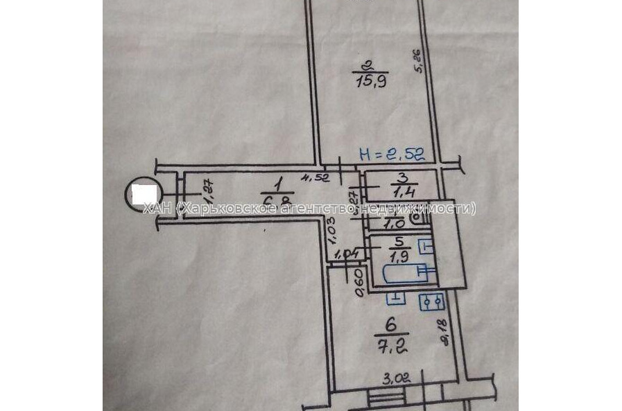 Продам квартиру, Сергея Тимошенко ул. , 1 кім., 34 м², капитальный ремонт 