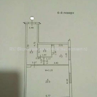 Продам квартиру, Деревянко ул. , 2 кім., 45 м², частичный ремонт 