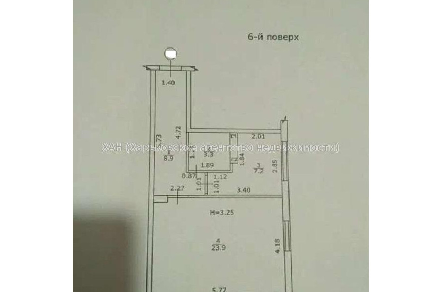 Продам квартиру, Деревянко ул. , 2 кім., 45 м², частичный ремонт 