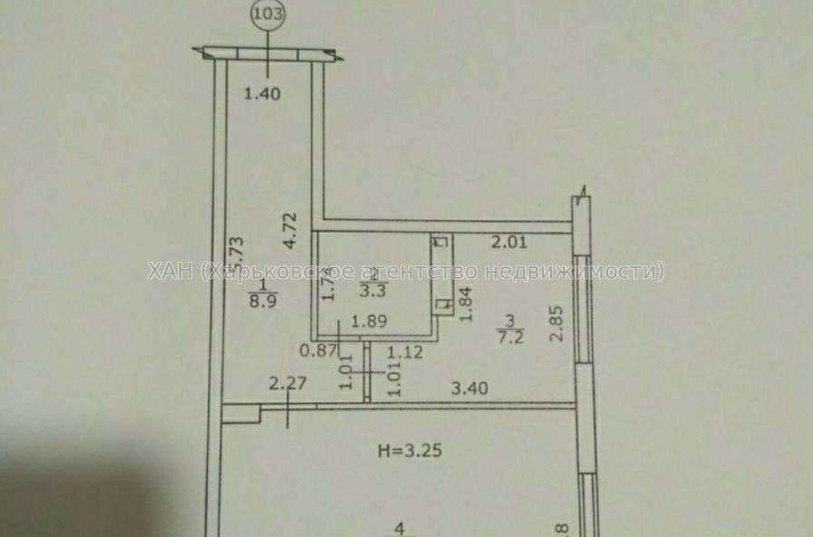 Продам квартиру, Деревянко ул. , 2  ком., 45 м², частичный ремонт 