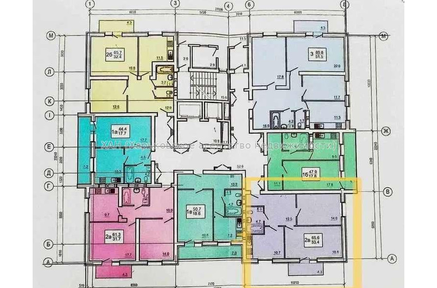 Продам квартиру, Непокоренных ул. , 2 кім., 65 м², без внутренних работ 