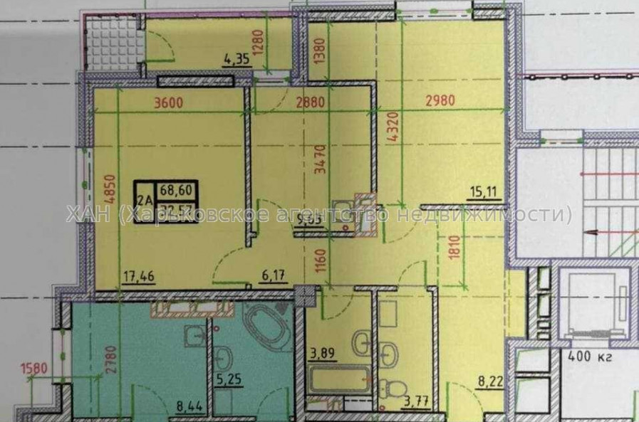 Продам квартиру, Дмитрия Антоненко ул. , 2 кім., 69 м², без ремонта 