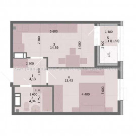 Продам квартиру, Лопатинский пер. , 1 кім., 38 м², без ремонта