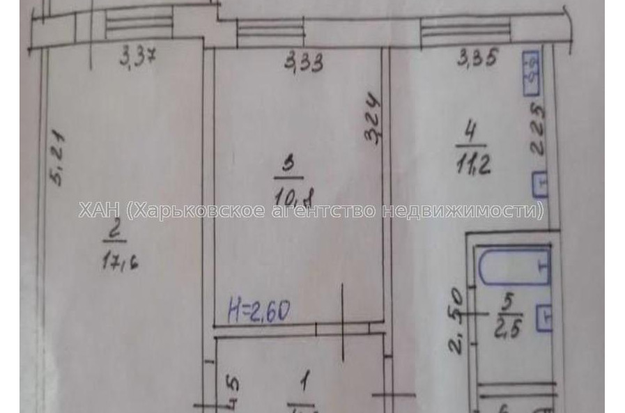 Продам квартиру, Деревянко ул. , 2 кім., 51 м², косметический ремонт 