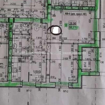 Продам квартиру, Полтавский Шлях ул. , 2 кім., 52 м², без внутренних работ 