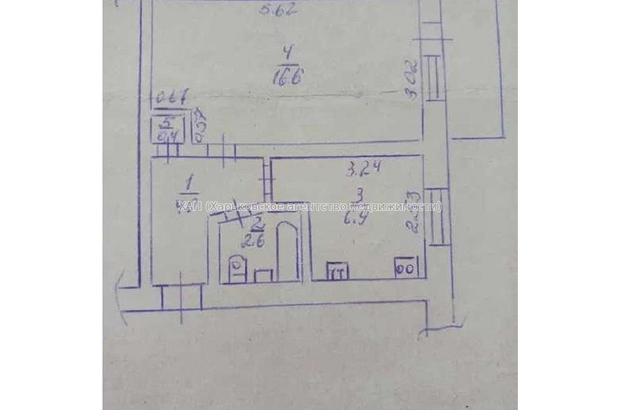 Продам квартиру, Старопрудная ул. , 1 кім., 32 м², советский ремонт 