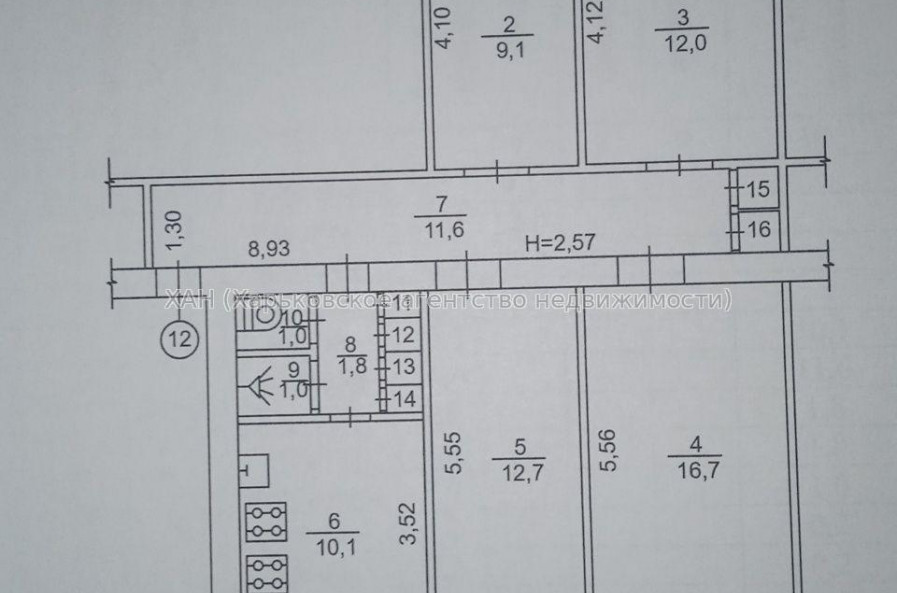 Продам квартиру, Василия Мельникова ул. , 2  ком., 46 м², косметический ремонт 