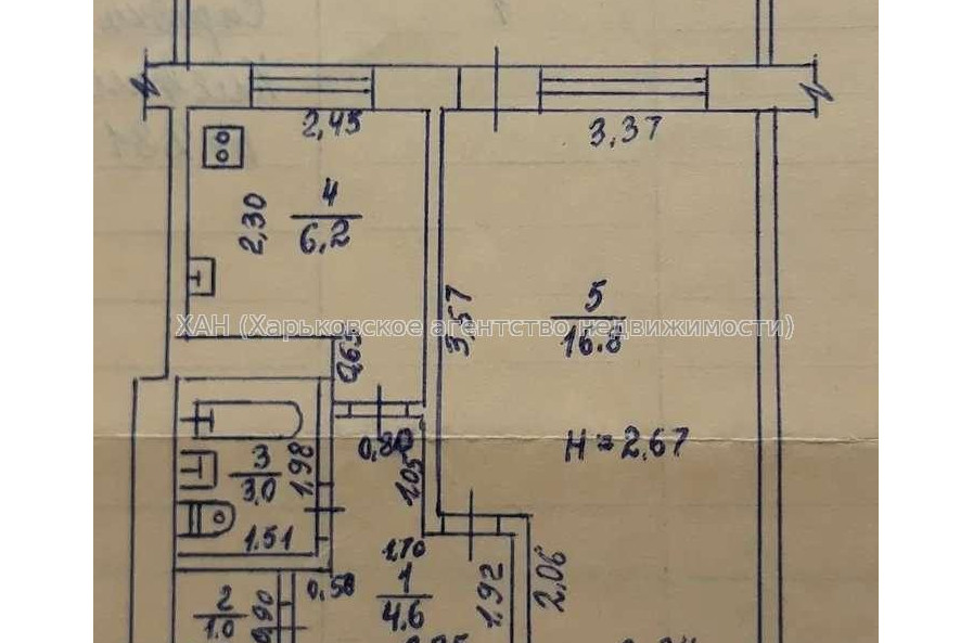 Продам квартиру, Натальи Ужвий ул. , 1 кім., 35 м², косметический ремонт 