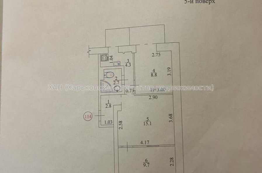 Продам квартиру, Данилевского ул. , 3  ком., 47 м², капитальный ремонт 
