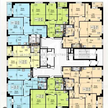 Продам квартиру, Льва Ландау просп. , 2  ком., 62 м², без внутренних работ 