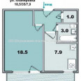 Продам квартиру, 92-й бригады ул. , 1  ком., 37 м², советский ремонт 