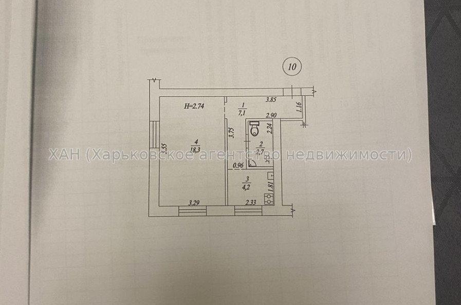 Продам квартиру, Камышева ул. , 1  ком., 32 м², капитальный ремонт 