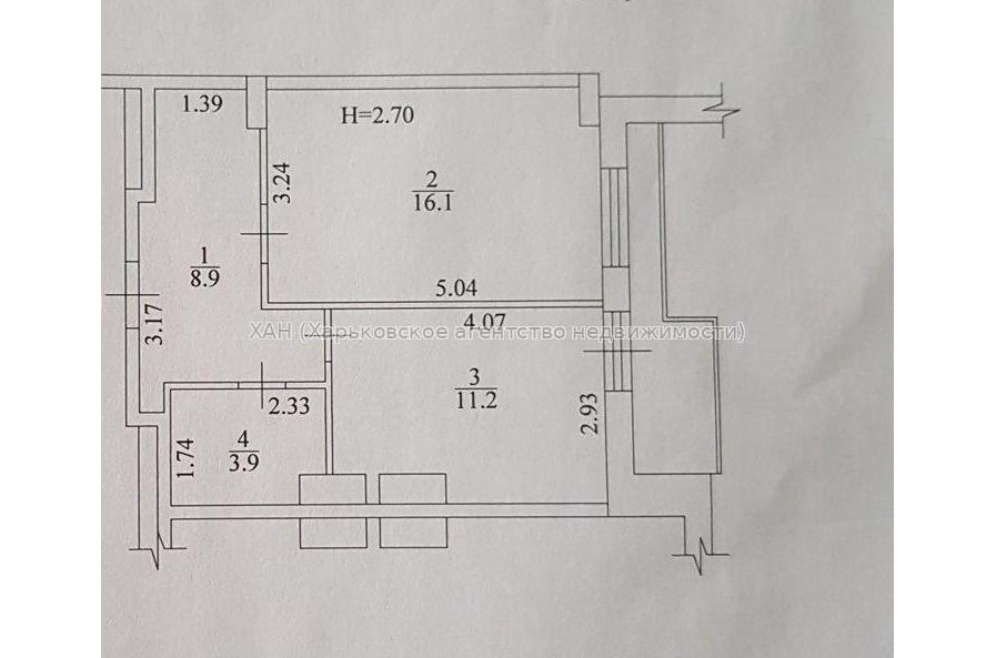 Продам квартиру, Зерновая ул. , 1 кім., 42 м², без внутренних работ 