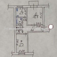 Продам квартиру, Олега Гуцоло пер. , 2 кім., 48 м², без ремонта 
