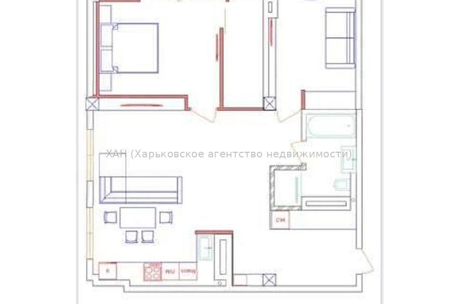 Продам квартиру, Академика Павлова ул. , 3  ком., 92 м², частичный ремонт 