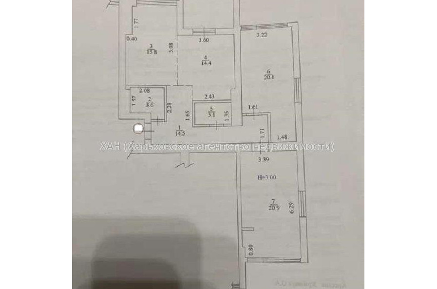 Продам квартиру, Клочковская ул. , 3  ком., 100 м², авторский дизайн 