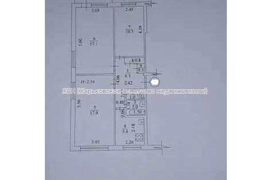 Продам квартиру, Владислава Зубенко ул. , 3 кім., 62 м², без ремонта 