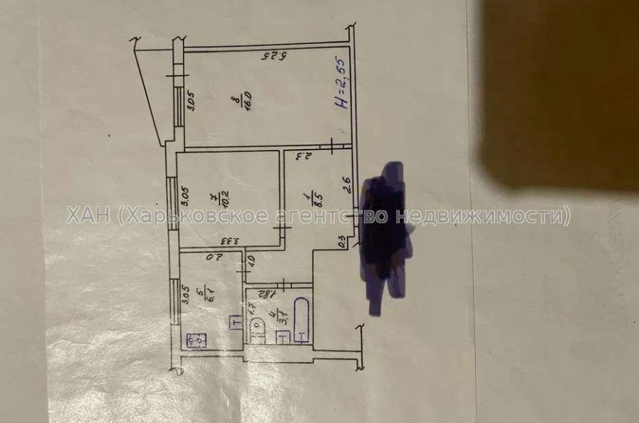 Продам квартиру, Непокоренных ул. , 2 кім., 44 м², косметический ремонт 