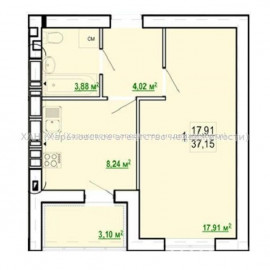 Продам квартиру, Шевченко ул. , 1  ком., 37 м², без ремонта