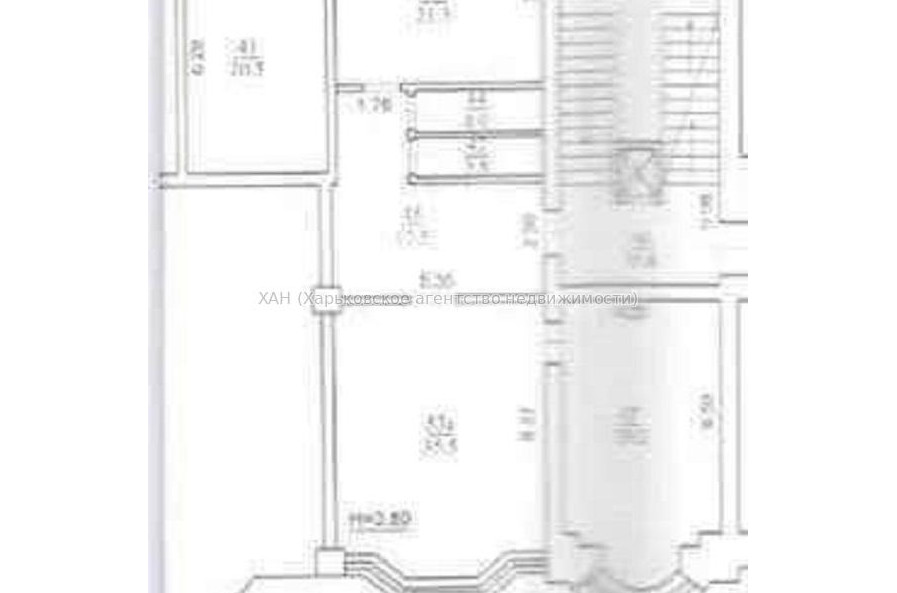 Продам нежилую недвижимость, офисное помещение , 3  ком., 135 м², косметический ремонт 