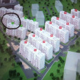 Продам квартиру, Шевченковский пер. , 1 кім., 34 м², без внутренних работ 