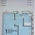Продам квартиру, Шевченковский пер. , 1 кім., 34 м², без внутренних работ 