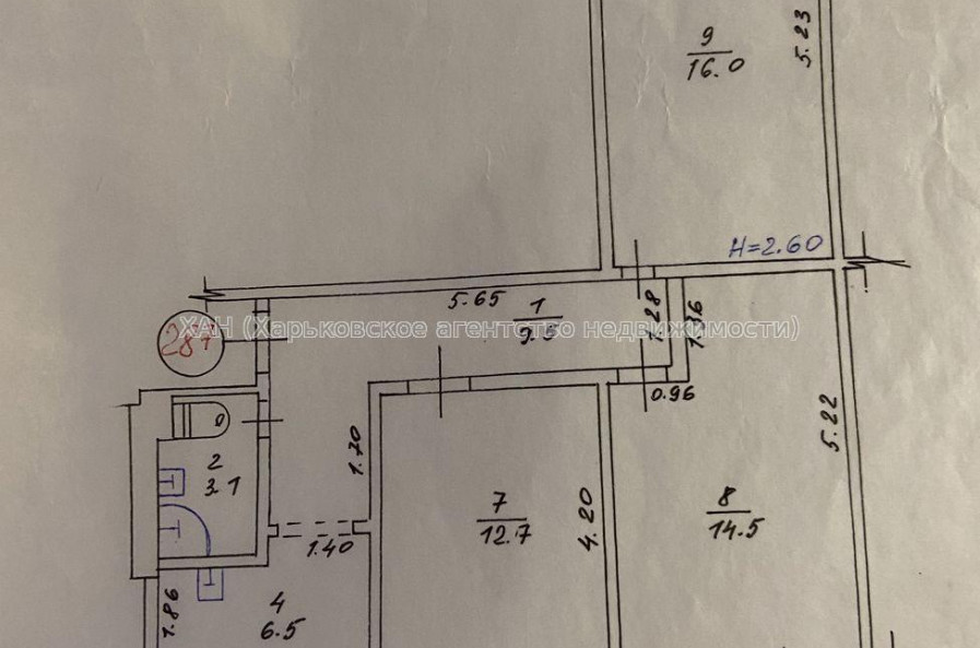Продам квартиру, Библика ул. , 3  ком., 64 м², капитальный ремонт 