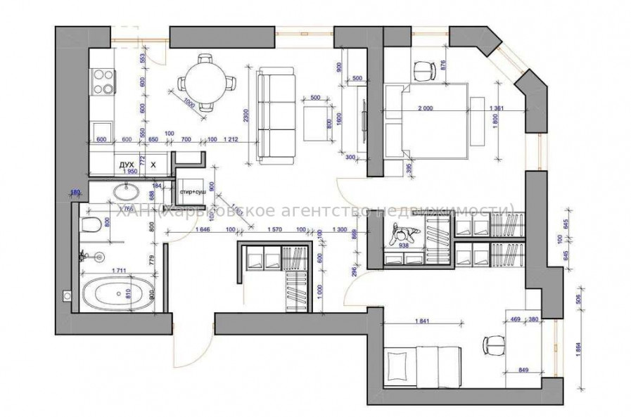 Продам квартиру, Елизаветинская ул. , 3  ком., 71 м², без внутренних работ 