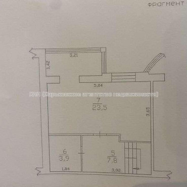 Продам квартиру, Пискуновский пер. , 3  ком., 70 м², без внутренних работ 