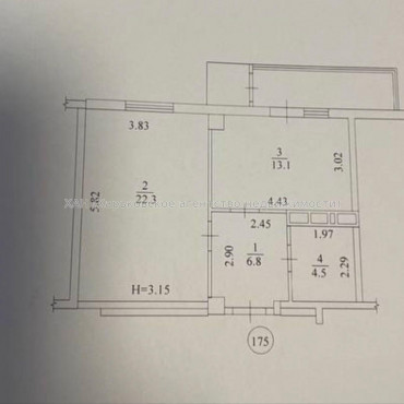 Продам квартиру, Клочковская ул. , 1  ком., 52 м², без ремонта 
