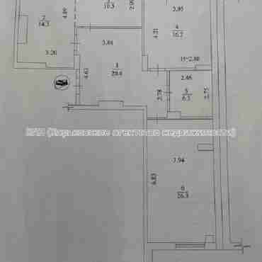 Продам квартиру, Героев Харькова просп. , 3  ком., 96 м², без внутренних работ 