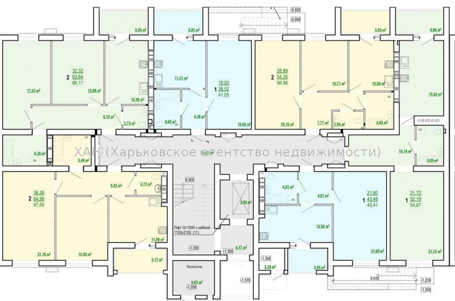Продам квартиру, Полтавский Шлях ул. , 1 кім., 41 м², без внутренних работ 
