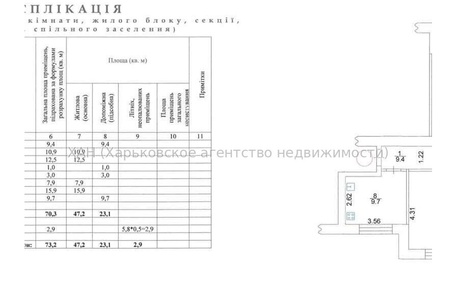 Продам квартиру, Деревянко Алексея ул. , 4  ком., 73 м², без ремонта 