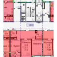 Продам квартиру, Авиационная ул. , 2 кім., 72 м², без внутренних работ 